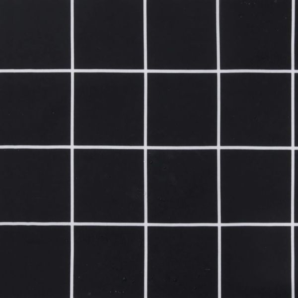 Възглавници за градински стол 4 бр черно каре 50x50x4 см плат