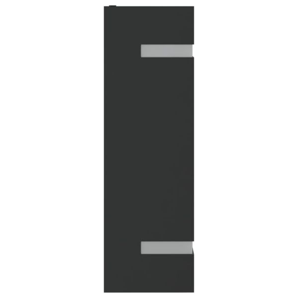 Външни стенни осветителни тела 2 бр черни неръждаема стомана