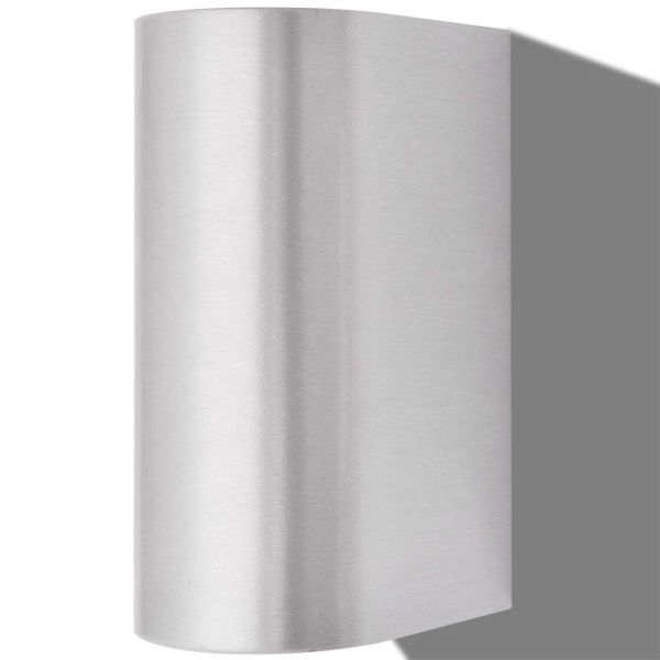 Външни LED прожектори за стена, обли, 2 бр