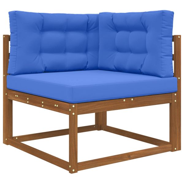 Възглавница за диван на открито 3 pcs Тюркоаз Полиестер