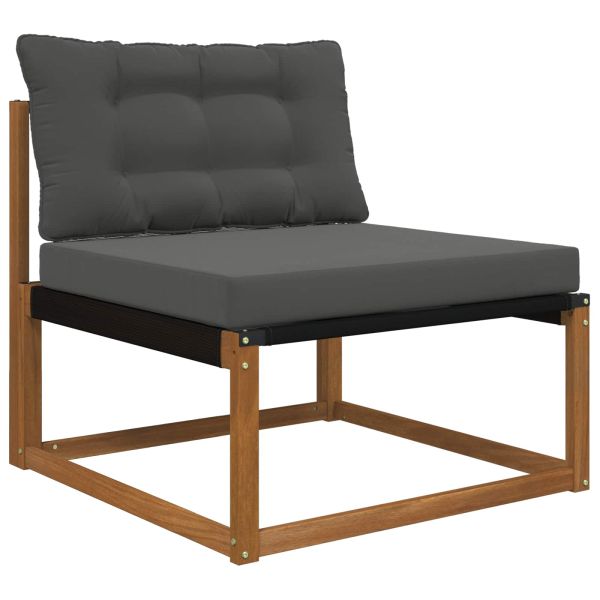 Възглавница за диван на открито 2 pcs Антрацит Полиестер