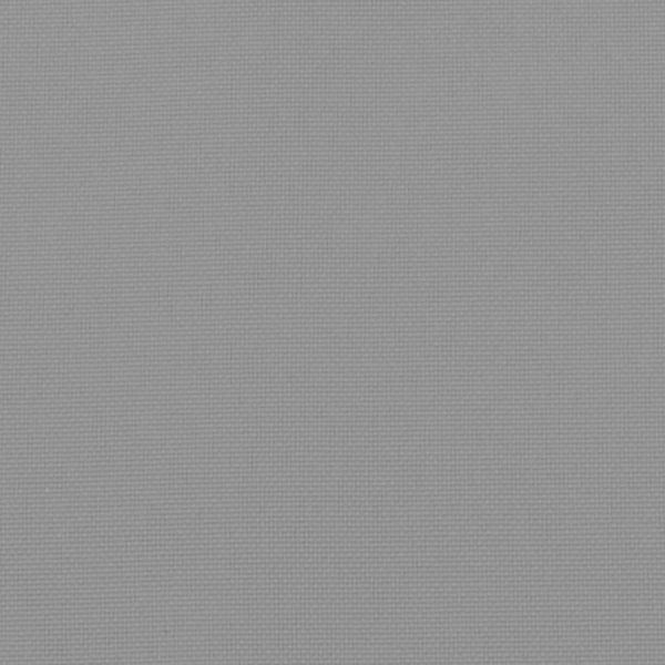 Възглавница за градинска пейка сива 150x(50+50)x7 см оксфорд