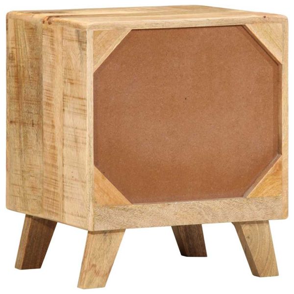 Нощно шкафче 40x32x46 cm Масивна дървесина Грубо манго
