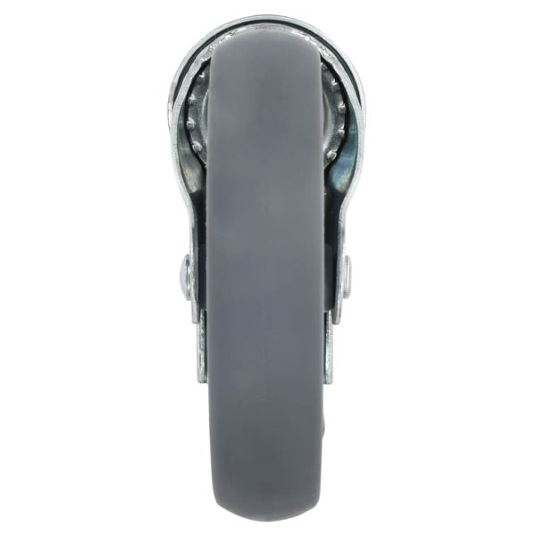 8 бр въртящи се колела с отвори за болт, 125 мм