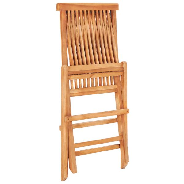 Бистро комплект от 3 части, с бежови възглавници, тик масив