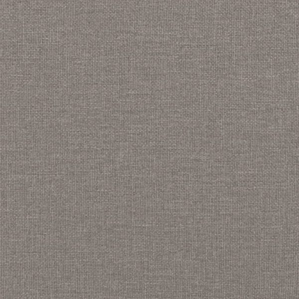 2-местен диван с декоративни възглавници таупе 140 см плат