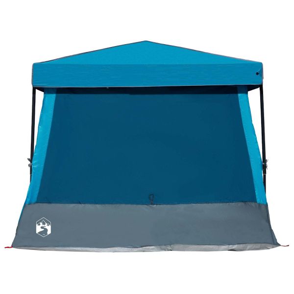 Комплект къмпинг тента с покрив 2 pcs Синьо Тафта и Тканина