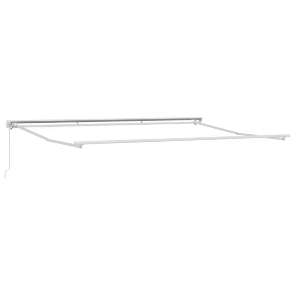 Ръчен сгъваем навес Оранжево 4,5 × 3 m Полиестер с PU покритие