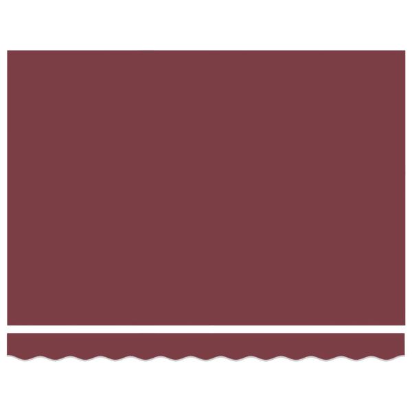 Ръчна рамка за сенник с LEDs Бордо и Бяло 3 x 2,5 m