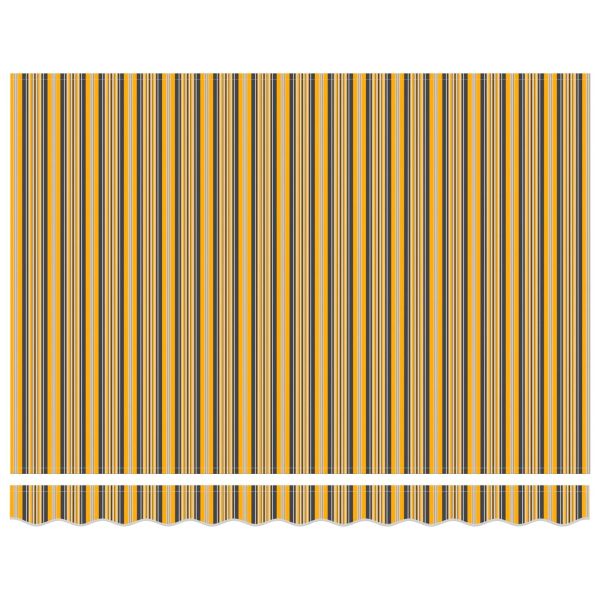 Ръчна рамка за сенник с LEDs Жълто, сиво и бяло 3 x 2,5 m