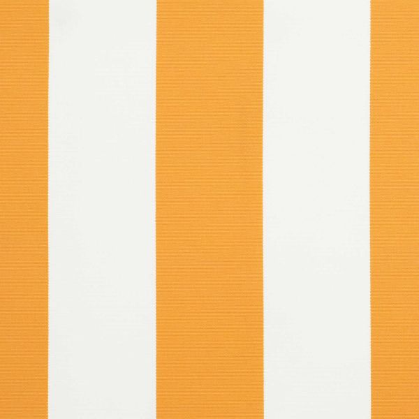 Ръчна рамка за сенник с LEDs Жълт и бял 4,5 × 3,5 m