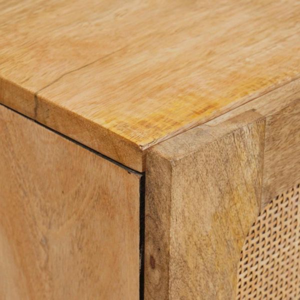 Висок шкаф Кафяво 40 x 33 x 110 см Солидно мангово дърво