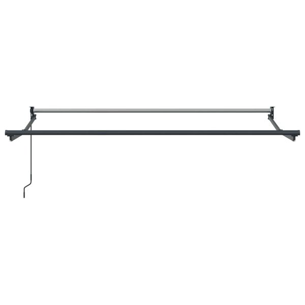 Ръчна разтегателна рамка за сенник Антрацит 3,5 x 2 m Алуминий