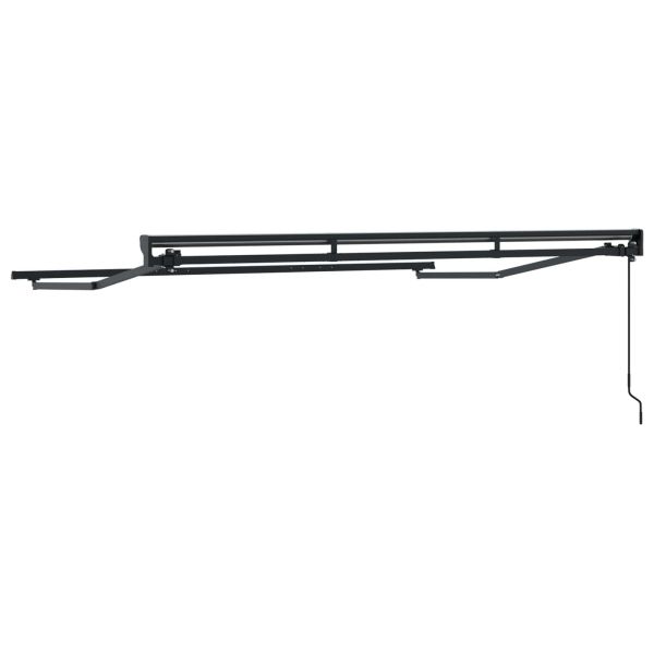 Ръчно навесна рамка Регулирума Антрацит 2,5 x 2 m Стомана