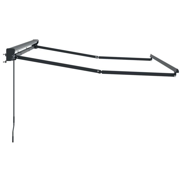 Ръчно навесна рамка Регулирума Антрацит 3,5 x 2 m Стомана