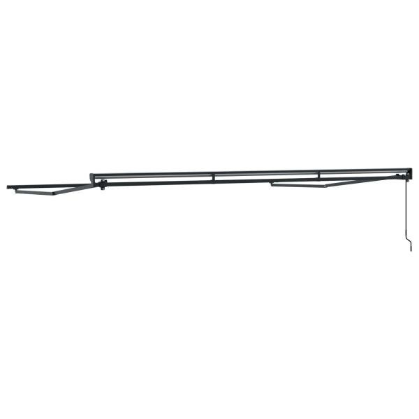 Ръчно навесна рамка Регулирума Антрацит 4,5 × 3,5 m Стомана