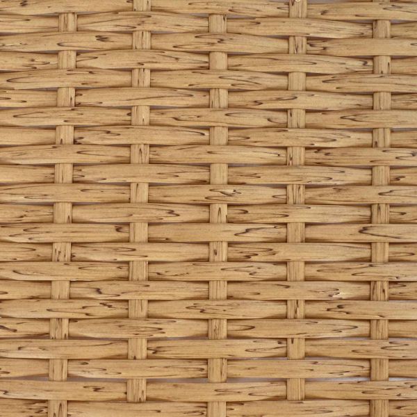 Маса за открито Естествен 80 x 40 x 40 cm Стомана и полиратан