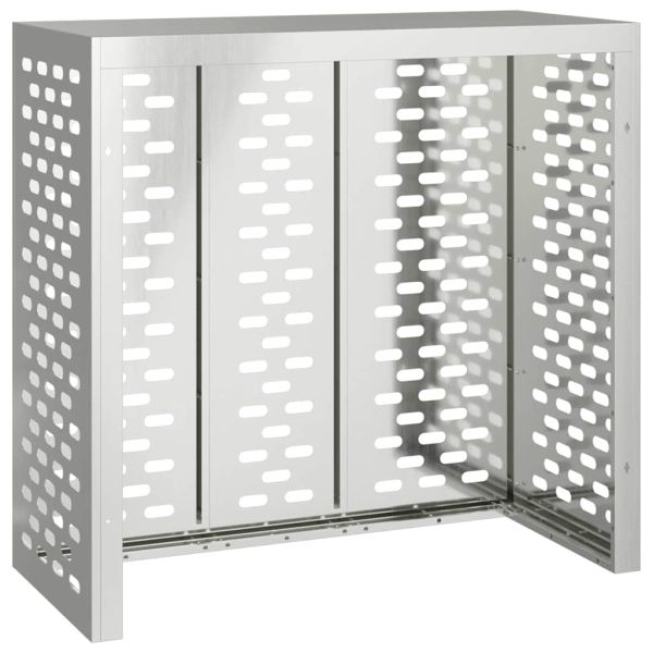 Покритие за климатик Сребрист 110 x 50 x 105 см