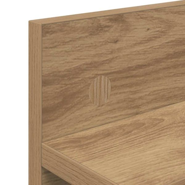 Стенен закачалка за палта Дъб 60 x 10,5 x 18 см Инженерно дърво