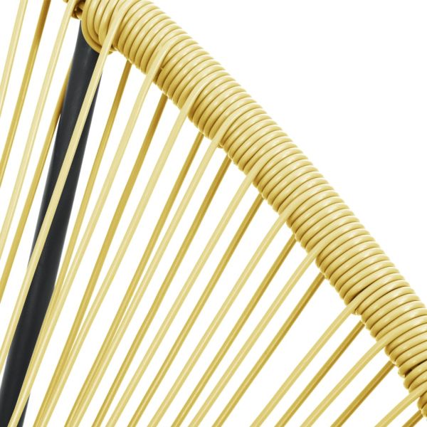 Стол за открито Акапулко, полиратан, бежов