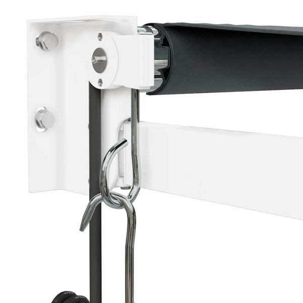 Автоматично прибираща се тента, антрацит, 5x3 м