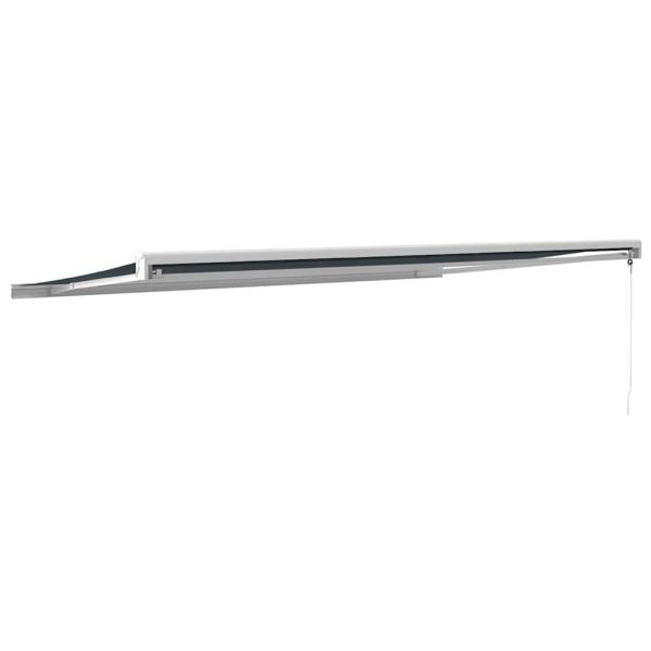 Прибираща се тента антрацит 5x3 м плат и алуминий