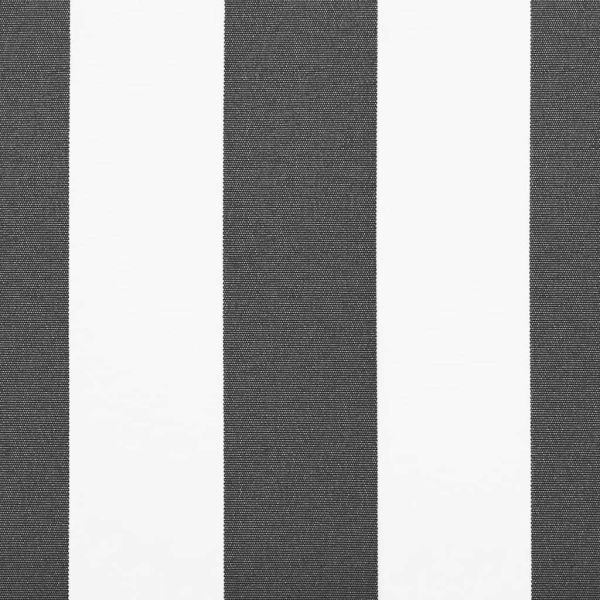 Прибираща се тента антрацит и бял 5x3 м плат и алуминий