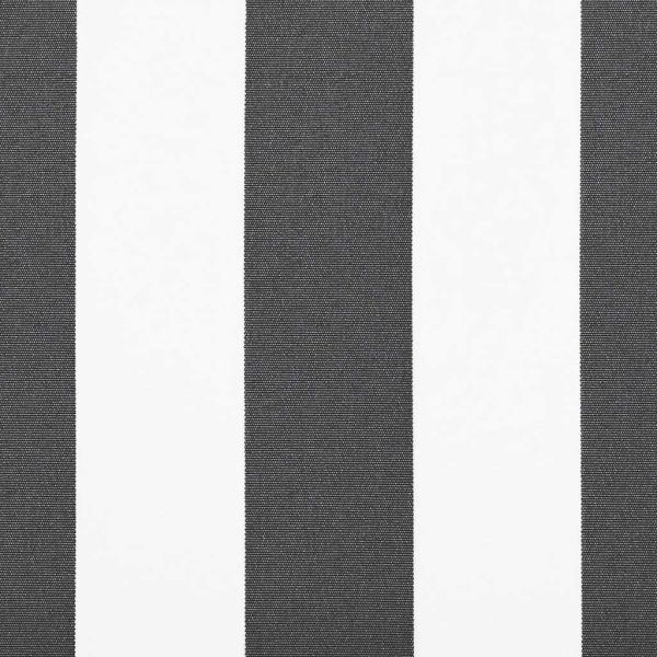 Ръчно прибираща се тента, антрацит и бял, 500x300 см