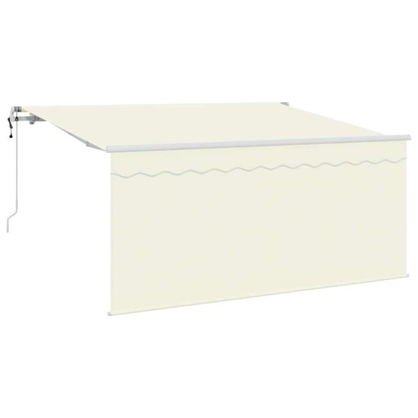 Сгъваем навес Крем 300 x 200 cm Полиестер и алуминий