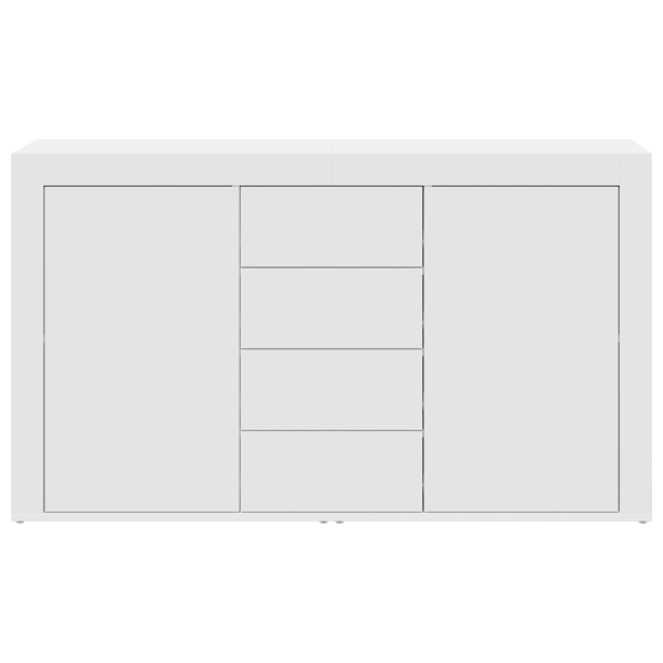 Служебен шкаф с чекмедже Бяло 120 x 36 x 69 см Инженерно дърво
