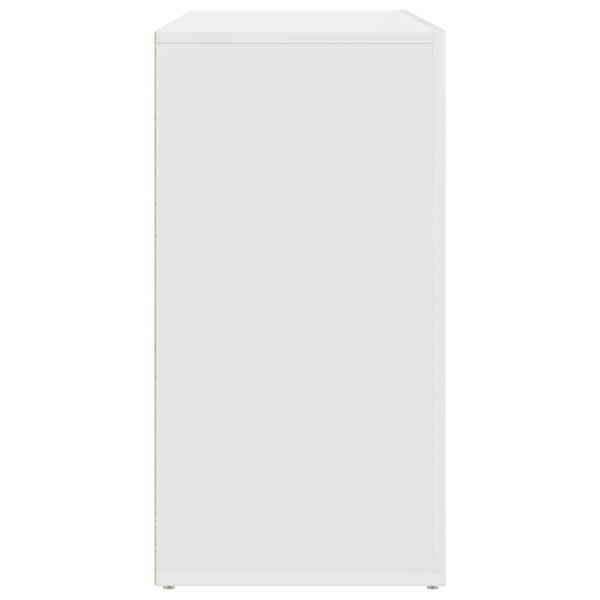 Служебен шкаф с чекмедже Бяло 120 x 36 x 69 см Инженерно дърво