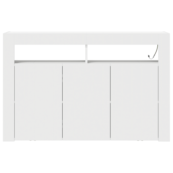 Служебен шкаф Бяло 116 x 30 x 75 см Инженерно дърво