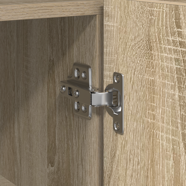 Служебен шкаф Сонома дъб 116 x 30 x 75 см Инженерно дърво