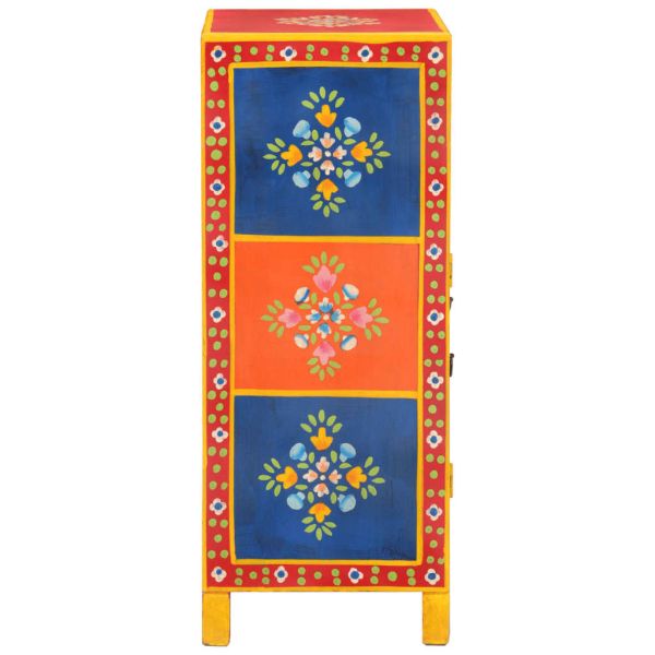 Ръчно декориран бюфет, 54x30x74 см, дърво манго масив