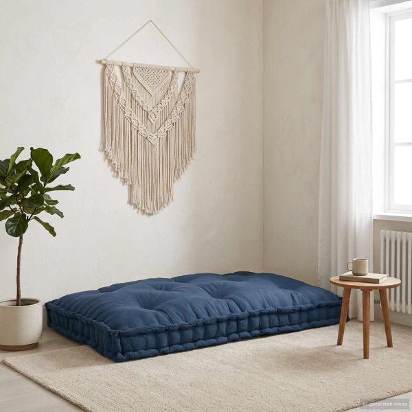Кушон за палетен диван Индийски 120 x 80 x 12 cm Текстил