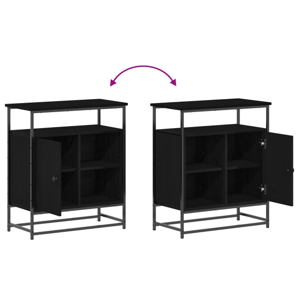 Служебен шкаф Черния дъб 69 x 35 x 80 см Инженерно дърво