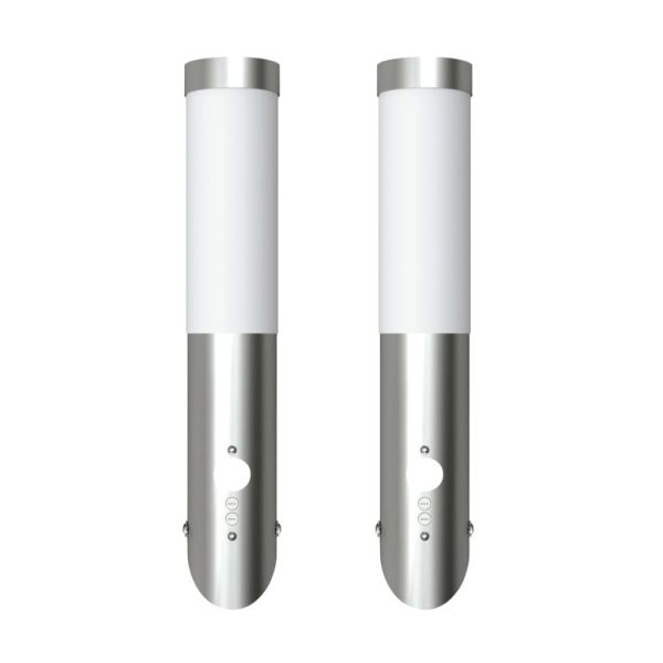 Стенни лампи със сензор за движение, 6 х 36 см – 2 броя