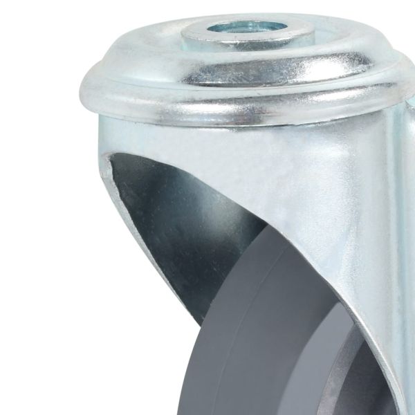 8 бр въртящи се колела с отвори за болт, 100 мм