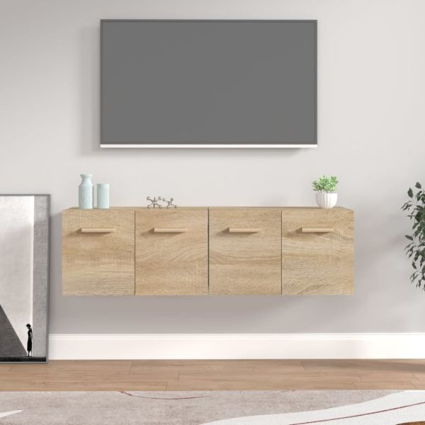 Стенни шкафове 2 бр сонома дъб 60x36,5x35 см инженерно дърво