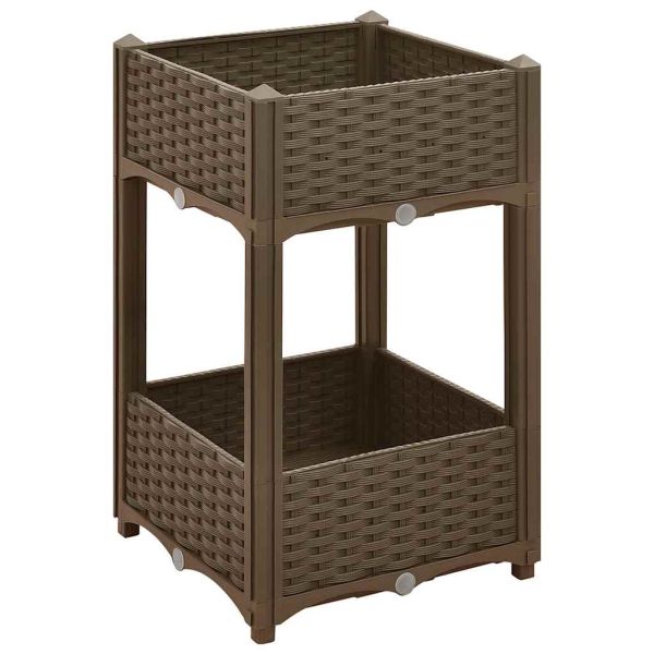 Повдигната леха, 40x40x71 см, полипропилен