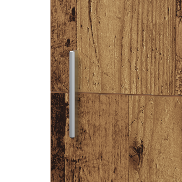 Висок шкаф 2 pcs Старо дърво 50 x 42,5 x 185 см