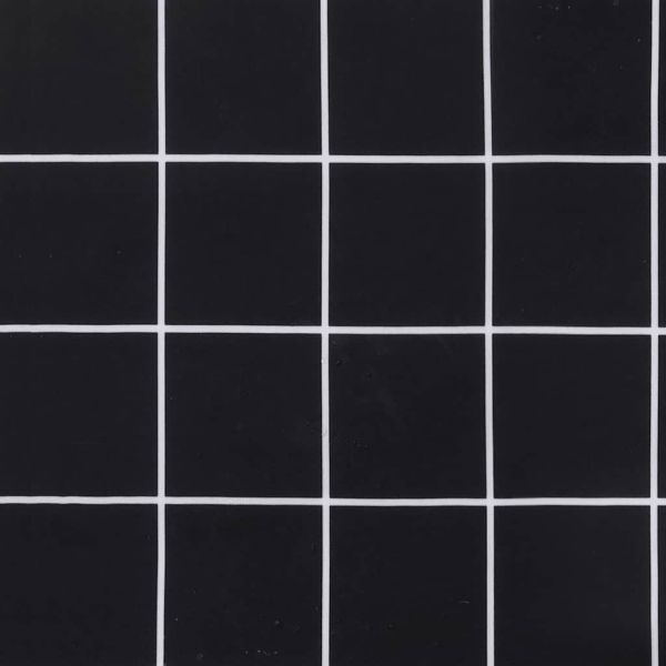 Възглавници за градински столове 2 бр черно каре 40x40x4см плат