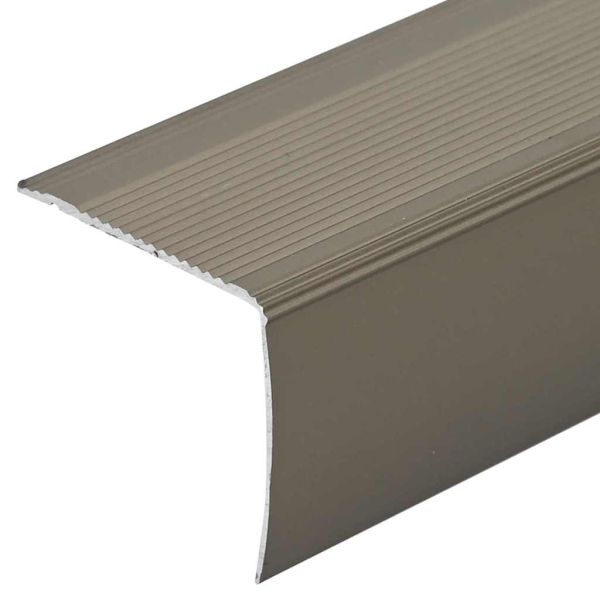 Профили за ръбове на стълби 30 pcs Шампанско 67 x 3 x 2 см