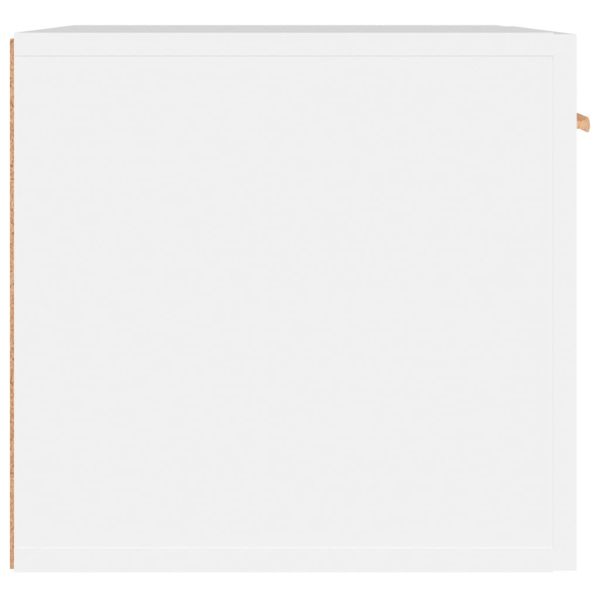Стенен шкаф, бял, 60x36,5x35 см, инженерно дърво
