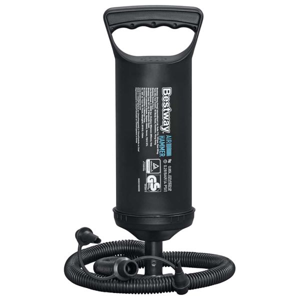 Bestway Надуваем матрак с възглавница и помпа, 203x152x22 см, 67374