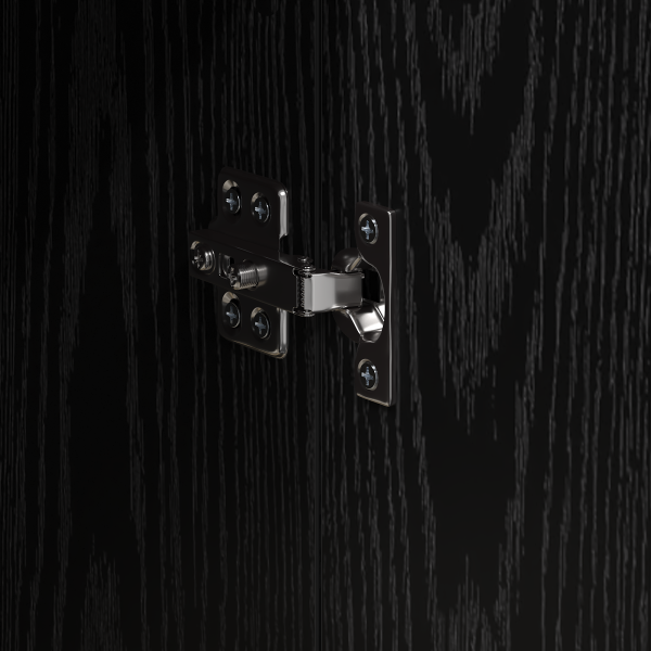 Висок шкаф Черния дъб 70 x 33.5 x 180 см Инженерно дърво