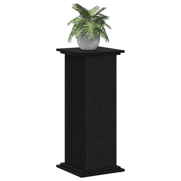 Стойка за растения Черния дъб 33 x 33 x 80 cm Инженерно дърво