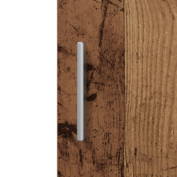 Висок шкаф 2 pcs Старо дърво 30 x 42,5 x 185 см