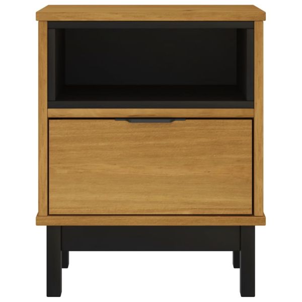 Нощно шкафче FLAM 40x35x50 см бор масив
