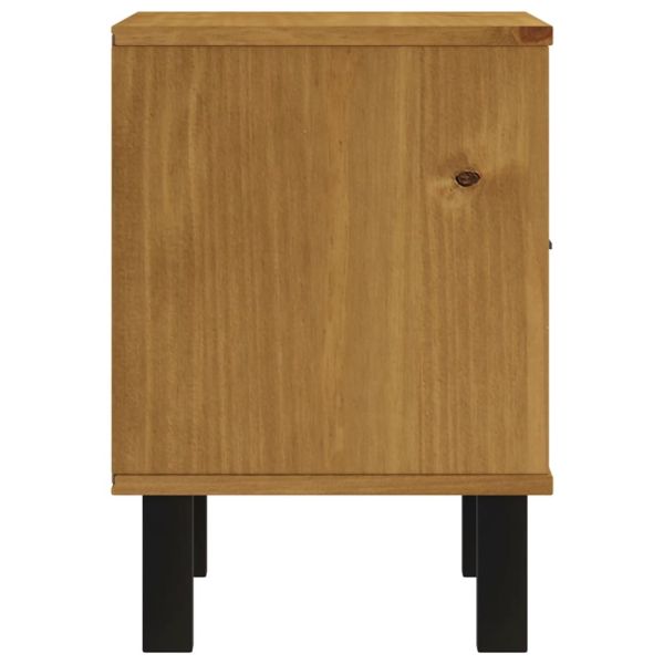 Нощно шкафче FLAM 40x35x50 см бор масив